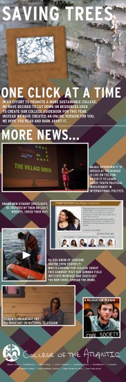 Porcupine Design College of the Atlantic Admission Email Campaign Graphic