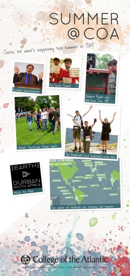 Porcupine Design College of the Atlantic Admission Email Campaign Graphic