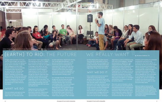 Porcupine Design College of the Atlantic Magazine Graphics